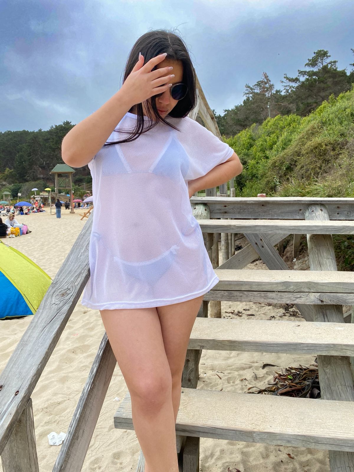 Vestido de playa de Malla