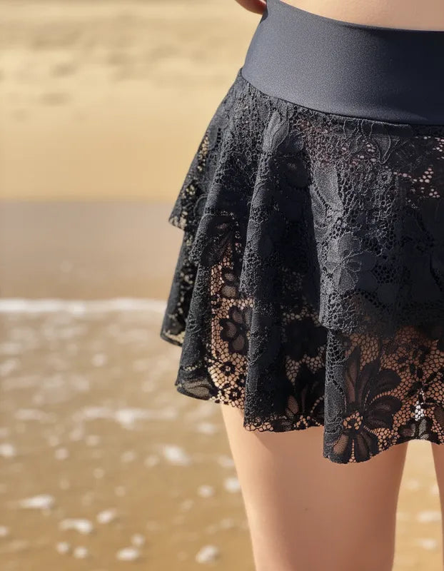 Faldas playeras de encaje